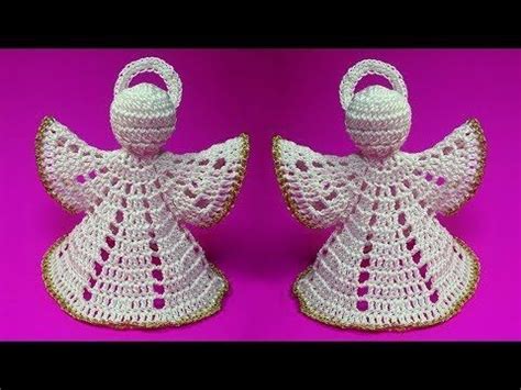 ПРЕЛЕСТНЫЙ АНГЕЛ крючком на Рождество How to crochet christmas angel Lace Christmas Tree ...