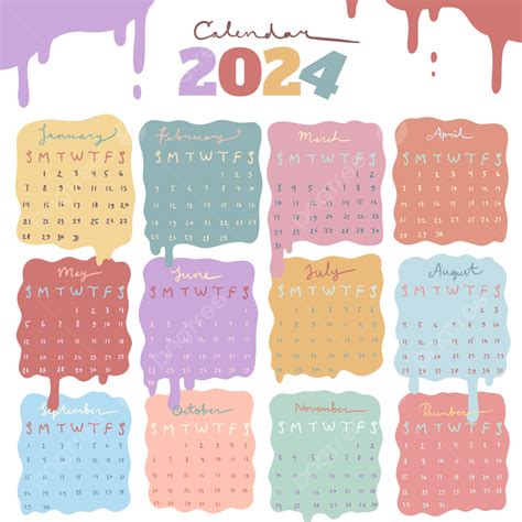 Cute Full 2024 Calendar - Darci Elonore