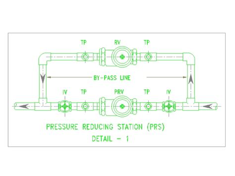 Pressure reducing station in AutoCAD | Download CAD free (26.56 KB ...