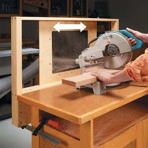 7 Genius Miter Saw Dust Collection Ideas for Your Workshop - The Handyman's Daughter