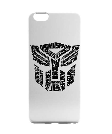 iPhone 6 & 6S Cases | Autobot Optimus Prime Transformer (B&W) iPhone 6 & 6S Case Online India ...