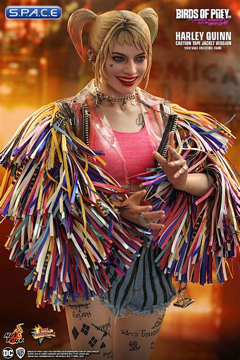 1/6 Scale Harley Quinn Caution Tape Jacket Version Movie Masterpiece ...