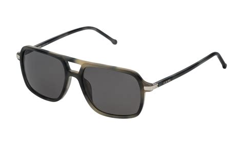 Loewe - SUNGLASSES - POLARIZED FASHION SUN GLASSES LOEWE MATT GRAY HAVANA WOMAN SLW973M5596NP ...