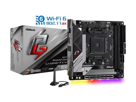 ASRock B550 Phantom Gaming ITX AMD Motherboard - Newegg.com