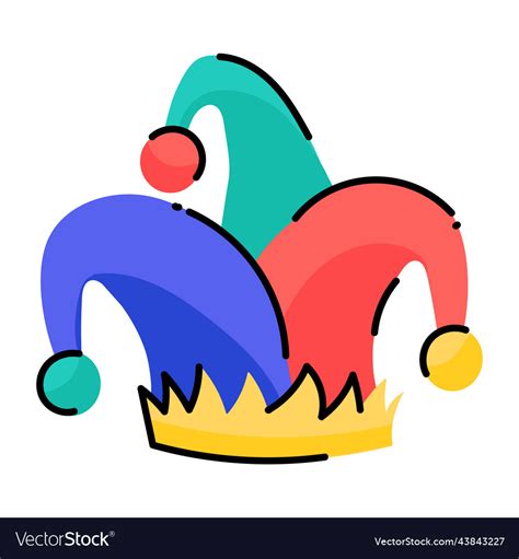 Clown hat Royalty Free Vector Image - VectorStock