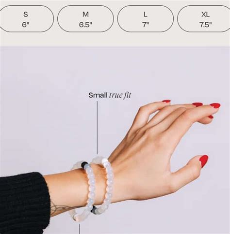 Bracelet Size Chart Guide - CoolSpotters