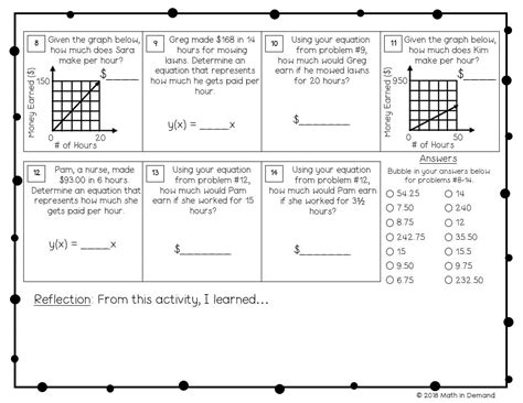 7Th Grade Math Worksheets Printable With Answers : 7th Grade Math ...