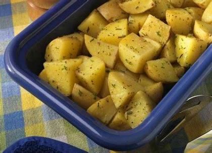 Microwave Roasted Potatoes Recipe, Whats Cooking America