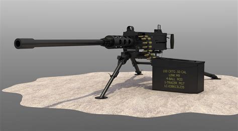 ArtStation - 50 Cal. Machine Gun