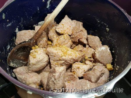 Sauté de porc à la moutarde à l'ancienne Maman Tambouille