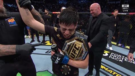 Brandon Moreno Wins Title, Submits Deiveson Figueiredo With Rear-Naked Choke - UFC 263 Highlights