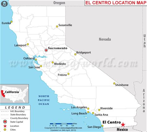 Where is El Centro Located in California, USA