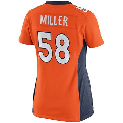 Women's Denver Broncos Von Miller Nike Orange Limited Jersey - NFLShop.com