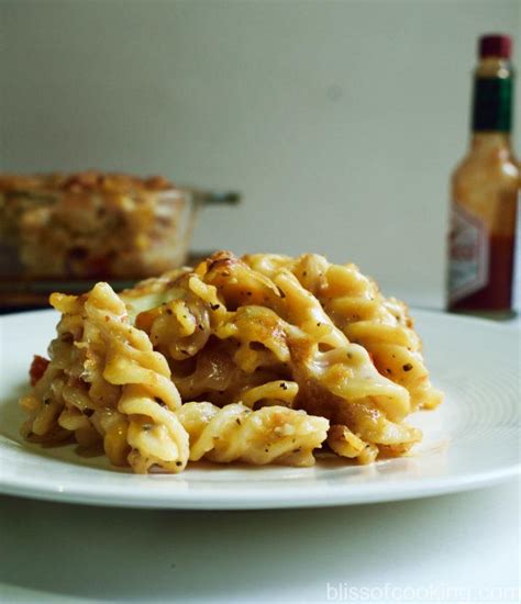 Baked Pasta in Bechamel and Tomato Sauce - Bliss of Cooking