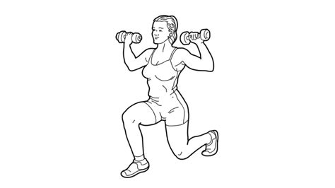 How to Draw a Girl Lifting Dumbbells | Drawing of a Girl Exercising with Dumbbells - YouTube