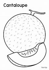 Cantaloupe Coloring Pages Free Printable PDFs  WakeTheKids sketch template