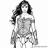 Wonder Woman Coloring Pages  Free & Printable sketch template