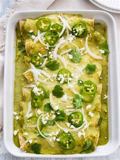 Chicken Enchiladas Suizas Verdes - Maricruz Avalos Kitchen Blog