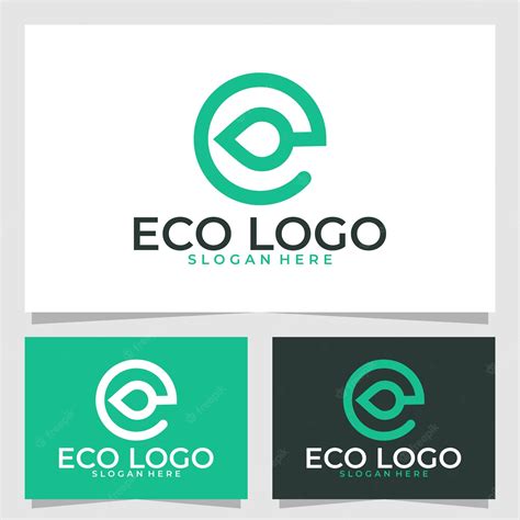 Premium Vector | Eco logo vector design template