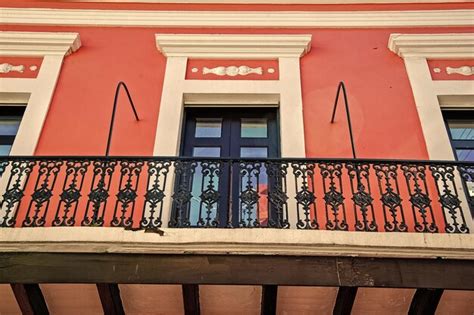 Premium Photo | Balcony and glass windows in San Juan Puerto Rico