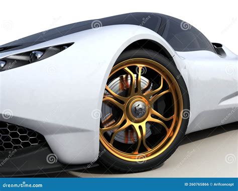 Sports car wheel_2 stock illustration. Illustration of modeling - 260765866