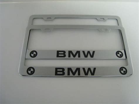 Sell TWO Brand New Chrome METAL License Plate Frame - bmw "///M LOGO" in California, US, for US ...