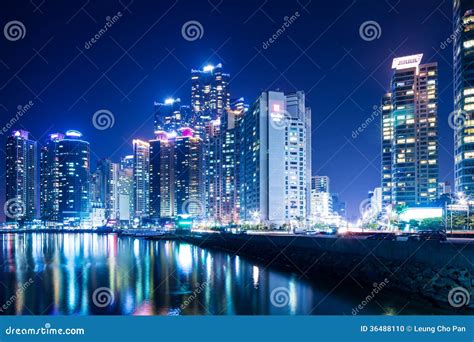 Busan city skyline stock photo. Image of port, road, landscape - 36488110