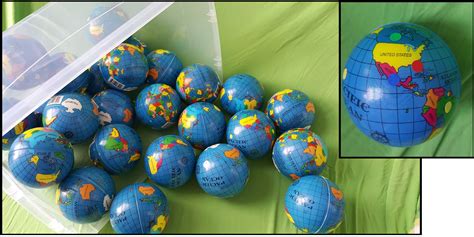 Map Skills - Globe Balls - Hands-On Teaching Ideas