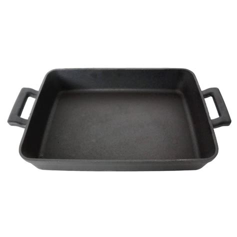 Wholesale heavy duty square preseasoned cast iron fry pan cast iron ...