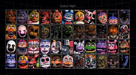 ALL ANIMATRONICS IN FNAF ULTIMATE CUSTOM NIGHT | Fandom