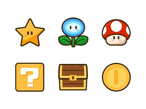 Super Mario Icons by Claudia on Dribbble