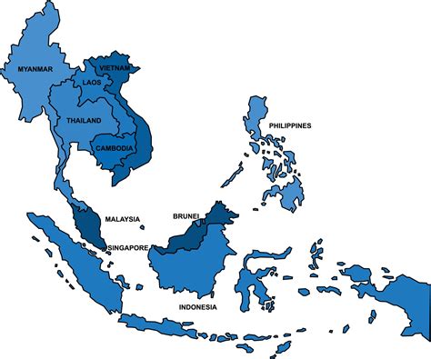 Asean Map Vector Art, Icons, and Graphics for Free Download