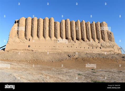 Frontal view of Great Kyz Qala, also know as Kiz kala (Maiden’s Castle ...