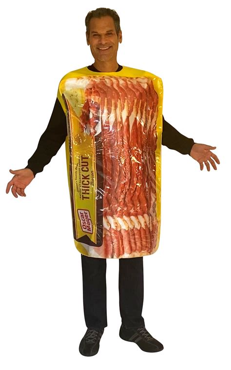 Oscar Mayer Packaged Thick Cut Bacon Halloween Costume, Adult One Size