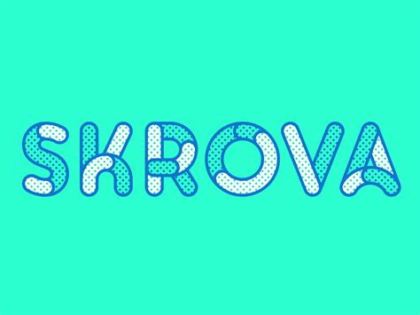 Skrova layered font by Studio Dot by dot on Dribbble