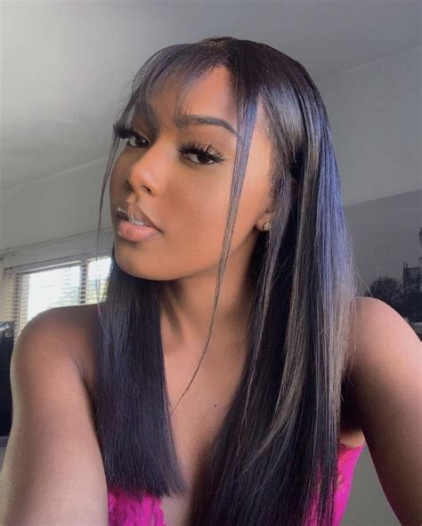 Pin by bisi on wiigs. | Brazilian straight hair weave, Straight weave hairstyles, Baddie hairstyles