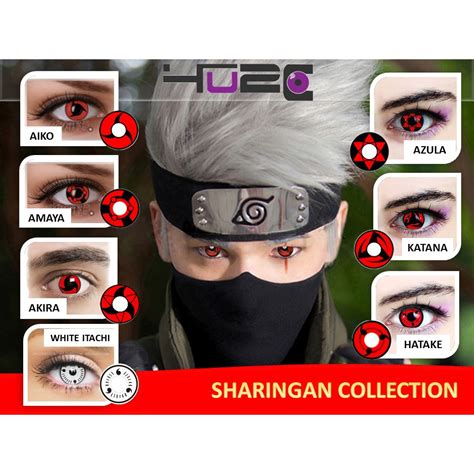 Anime Cosplay Mangekyou Itachi Sharingan Contact Lenses For, 54% OFF