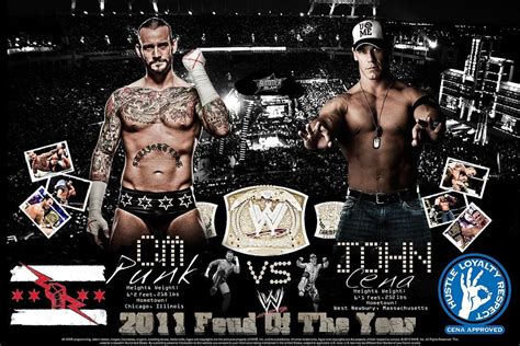 CM Punk Vs John Cena - 2011 Feud Of The Year by SoulRiderGFX Punk ...