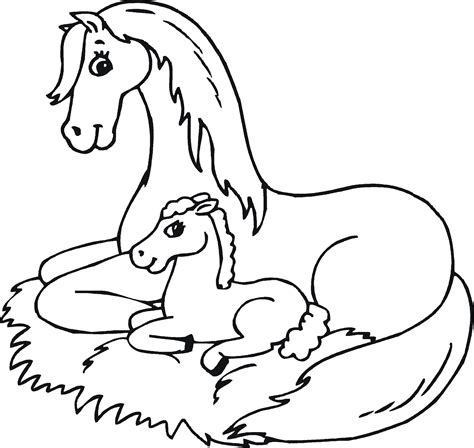 Printable Coloring Pages Horse