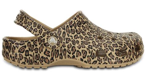 Crocs Classic Leopard Print Womens Clog | eBay