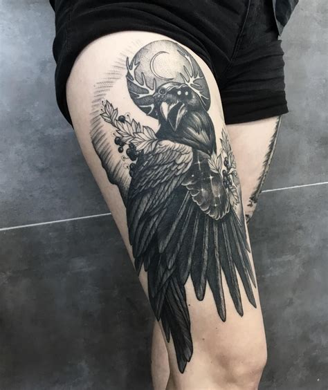 thewildtattoo.com | Crow tattoo, Sleeve tattoos, Raven tattoo