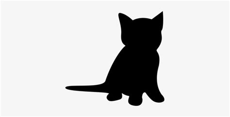 Tuxedo Cat Clipart Cat Silhouette - Kitten Silhouette Clip Art ...