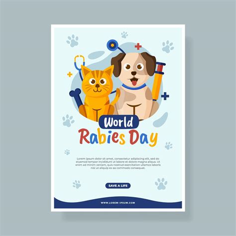 World Rabies Day Poster 8599204 Vector Art at Vecteezy