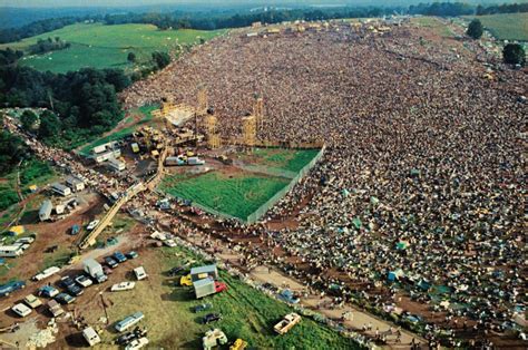 Aerial photo of Woodstock | Woodstock 1969, Woodstock music, Woodstock