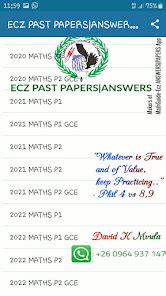 Past Papers|Answers G12 ECZ - Apps on Google Play