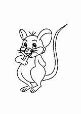 Mouse To Color For Children Kids Coloring Pages sketch template