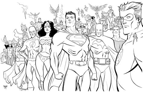 DC Comics Super Heroes (Superheroes) – Free Printable Coloring Pages