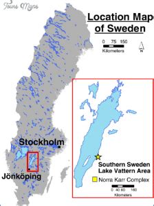 Lake Vattern Sweden Map - ToursMaps.com