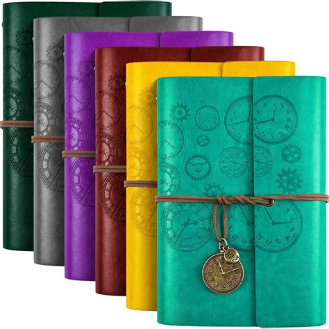 Amazon.com : Geyoga 12 Pack Notebooks for Journaling, Assorted Colors A6 Field Notebook ...