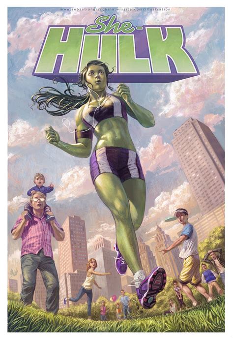 She-Hulk by Sebastian Giacobino * | Hulk comic, Hulk marvel, Marvel ...